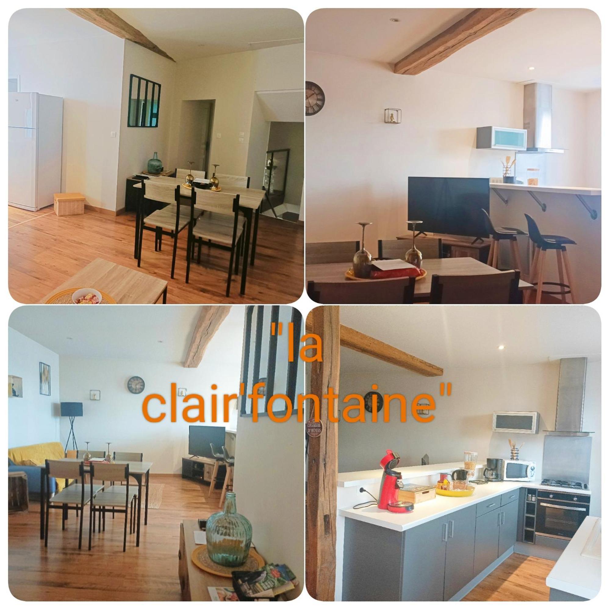 Ferienwohnung La Clair'Fontaine Clairvaux Exterior foto